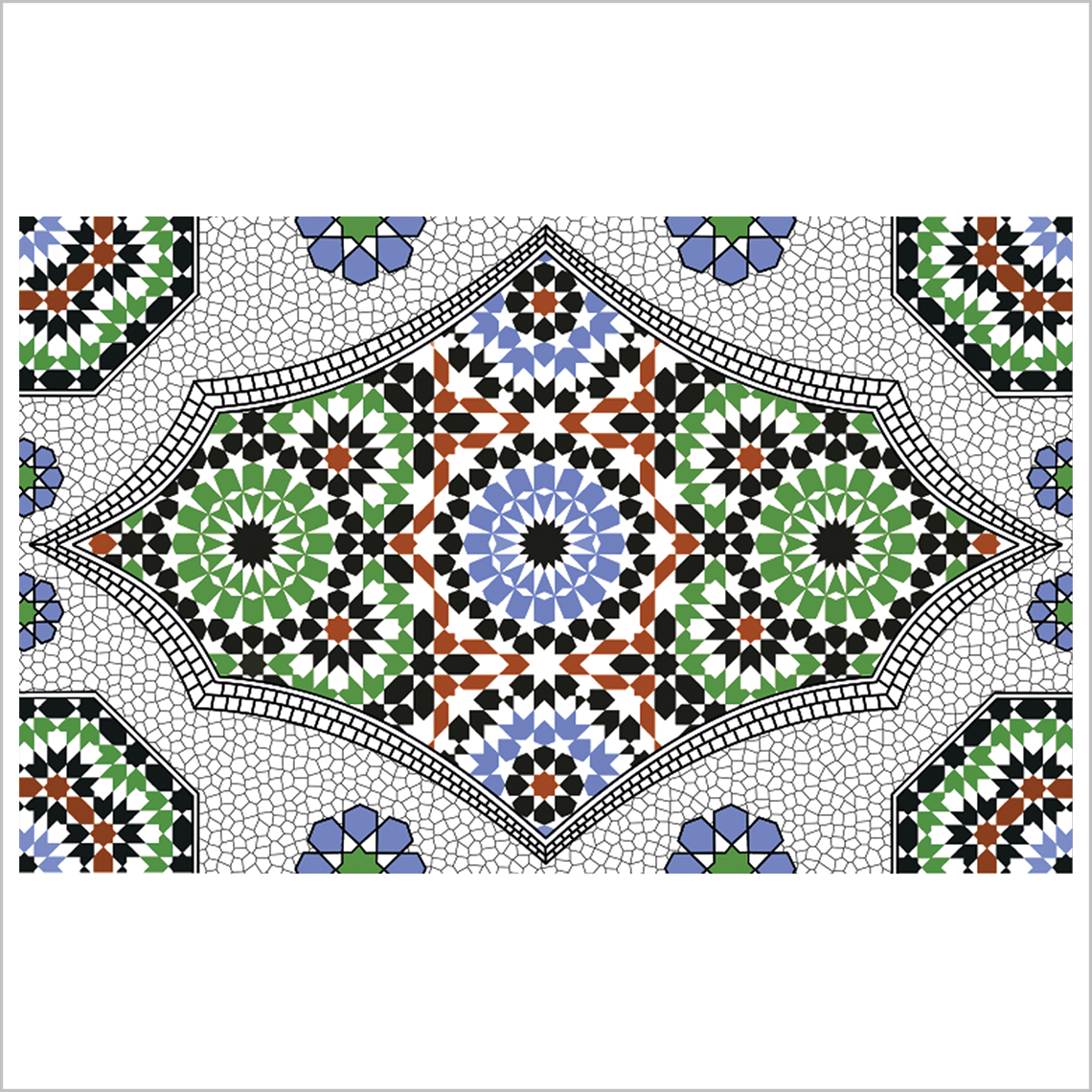 Marrakech-vert-tapis-25x40-revetement-mural-essid-ceramique-img-01